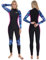 Yikayin Neoprenanzug Damen Lang, 3/2mm Neopren Tauchanzug Rückenreißverschluss, Neoprenanzug Lange Ärmel Thermal zum Schnorcheln, Kajakfahren, Surfen, SUP - Lila M