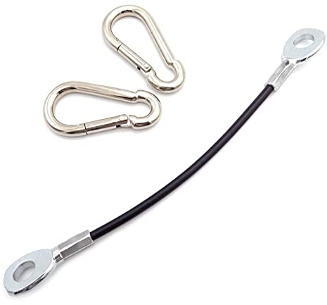 Generisch Stahlseil Ummantelt für Fitnessgerät, 1-6m Gym Kabel Draht Fitnessgerät Stahlseil (Farbe : A, Größe : 1m)