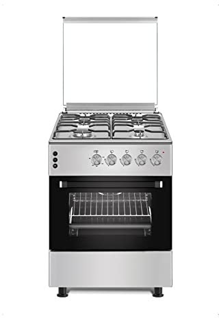 Cucina 4 fuochi con forno a gas ventilato e grill elettrico Flora 60