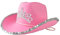 Chapeau De Cowboy Rose En Feutre Avec Lumières Chapeau Pour Enfants Glimmer Avec Diadème Avec Cordon De Serrage Au Cou Pour Chapeau Carnaval Halloween Fête à Thème