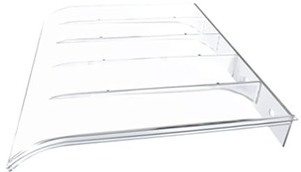 CUSROS Front Door Canopy, Window Garden Patio Porch Awning, Rain Shelter Cover for Outdoor Window Shade Roof, Clear