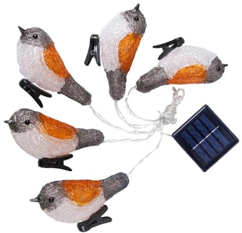 FONDOTIN Solar Lampe Garten Dekorationen Wetterfeste String Lichter Für Outdoor