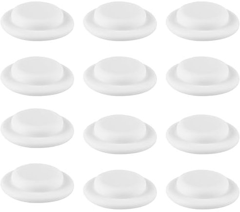 ifundom 12Pcs Silicone Milk Storage Coaster Sealing Discs for Baby Bottles Heat Resistant Milk Cap Seal Gasket Leak-Proof Bottle Cover Travel Friendly