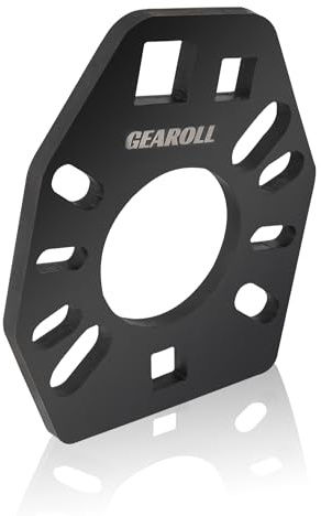GEAROLL Stainless Steel Pinion Yoke Wrench Tool for Loosening Pinion Flange and Nuts, Fits for Most Sockets Extra 1/2 Hole Fits Most Sockets, Works with Various Styles of Yokes,Axles,Flanges