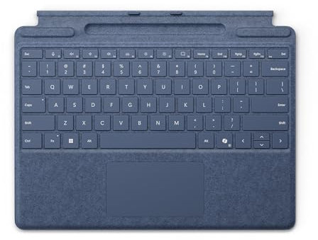 Microsoft Surface Pro 13 Keyboard with Slim Pen Storage | Sapphire | Compatible with Surface Pro 13 (11th Edition), Surface Pro 9, or Surface Pro 8