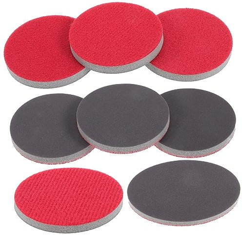 Parliky 8pcs Bowls Polish Grip Bowling Ball Pad Kit Resurfacing Pads Microfiber Bowling Mat Cleaning