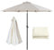 micblaco Replacement Parasol Cover, Replacement Parasol Canopy, Sun Umbrella Replacement Cloth, Garden Parasol Canopy Cover, for Garden Umbrella, Garden Patio Yard Beach (Beige, 2.7 m/8 Ribs)