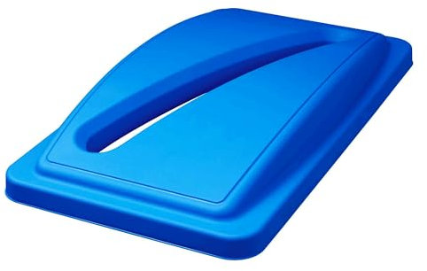 Chabrias Ltd Slim Bin Lid Blue Paper Slot – UK Made Colour Coded Recycling Lids for Slimline Bins | Durable, Easy Fit | for Waste Segregation Waste Management Systems