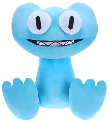 Rainbow Friends - Grande peluche ciano