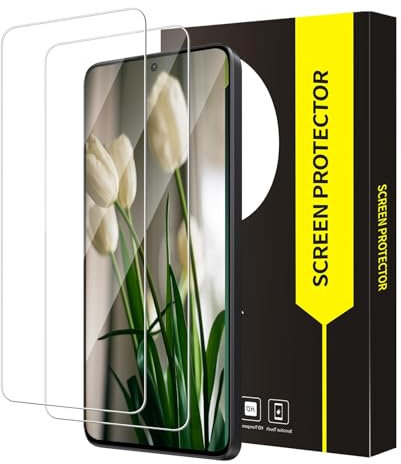 Bodyguard 2 pièces Verre Trempé pour Xiaomi Redmi Note 13 Pro 4G/5G, Dureté 9H protection écran, Sans bulles, Couverture 2.5D, Haute Sensibilité, Grande clarté Redmi Note 13 Pro vitre protection