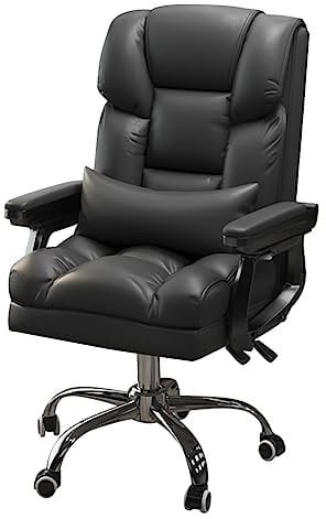 ZERAPH Ergonomischer Gaming -Stuhl für Erwachsene High Rücken Boss Office Desk Stuhl mit Metallarmlehnen perfekt für Schlafzimmer oder Wohnzimmer Nero Farbe