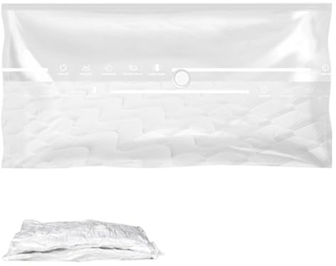 Vakuumbeutel für Matratzen 220 X 100 cm, Große Vakuum-Aufbewahrungsbeutel für Matratzen Wiederverwendbarer, Wasserdicht, Staubdicht, Luftdicht für Latexmatratzen, Schaumstoffmatratzen, Daunenmatratzen