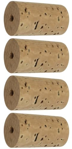 Flötenkorken aus Kork für Flötenreparatur, Kopfstück | Querflöte und Holzblasinstrumente, Leicht zu Montieren und Lösen, Schützt das Kopfstück, 4 Stück