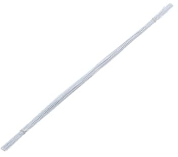 CRAFTHROU 200 Pezzi Filo di Ferro Bianco per Steli Floreali Leggero e Pieghevole 40cm per Composizioni Floreali Fai da Te