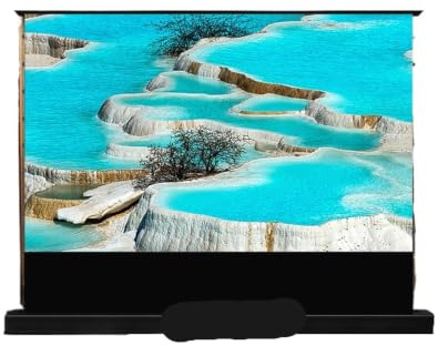 Compatible For AWOL Max Ultra Short Throw Screen | ALR, CLR, Motorized, Floor Rising, Projecor, Projector(100 inch Black)