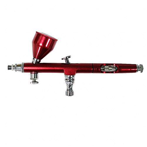 Abest NEU 0,2 mm Dual Action Airbrush Spray Gun Kit Set für Make-up, Tattoo, Hobby