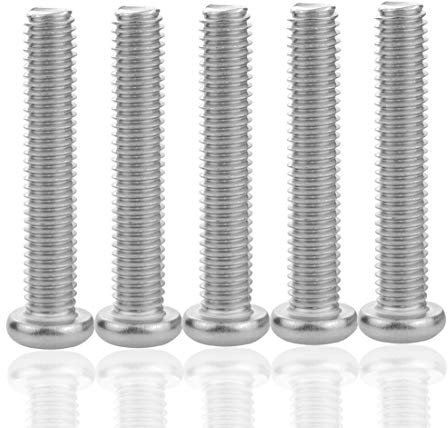 IMScrews Lot de 5 vis M8 x 45 mm cruciformes cruciformes pour TV Samsung, en acier inoxydable 18/8