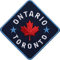 2 x Canada Ontario Toronto Aufnäher gestickt 75 mm/Kanada Ahorn Patch Aufbügler Sticker Flicken Bügelbild Bügelflicken Fahne Flagge Flagg/Patches zum Aufnähen oder Aufbügeln/Reiseführer Karte