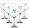 Print Maniacs Personalised Birthday Gin Glass Any Age Name Gifts for Her Girl Women Large 700ml Balloon Cocktail Wine Glass 18th 21st 30th 40th 50th 60th 70th 80th Party Present