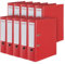 Morgan's Direct Red A4 Lever Arch Files 80mm - Made from PP Covered Board - Pack 10