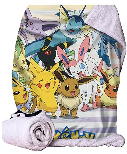 Nemesis Now Pokémon Eevee Evolutions Überwurf, Mehrfarbig, 100 x 150 cm