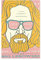 Spreadshirt The Big Lebowski Dude Poster 60x90 cm, One size, Weiß