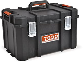 TOOD – Professioneller wasserdichter Werkzeugkoffer mit Trennwänden zur Werkzeugaufbewahrung – Elektromechanische Werkzeuge – Aufbewahrung – Werkzeughalter – 53 x 37 x 31cm