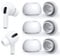 3Pairs Ear Tips for Airpods Pro and Airpods Pro 2 Generation,Silicone Eartips Replacement for Apple Airpods Pro EarBuds with Noise Cancelling(Fit in Charging Case) XS-White
