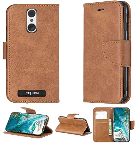Aroepurt Hülle Für Emporia Smart 4 hülle Kompatibel mit Emporia Smart 4 Hülle Case Handyhülle Schutzhülle YZW Brown