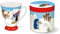 Trötsch Verlag Der kleine Maulwurf Sammeltasse Winter: Kaffeetasse, 300 ml, Porzellan, weiß oder hellblau, Schmucktasse, Tasse