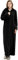 ZFSOCK Vestaglia Lunga Donna Invernale in Pile Morbido con Zip, Accappatoio in Flanella con Cappuccio, Vestaglia Microfibra da Notte per Casa Spa Hotel (Nero, L-XL)