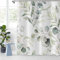 GCIREC Eukalyptus Blatt Duschvorhänge, Salbei grün Frühling botanische Aquarell Pflanzen Bad Vorhänge Badewanne Home Decor wasserdicht Stoff Maschine waschbar mit 12 PCS Haken,180x200cm