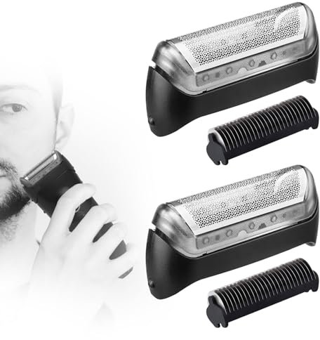 Elektrorasierer Ersatzscherteil, AISEELY 2 Stücke Ersatzkopf für Elektrorasierer, Scherkopf Ersatzteil Rasierer, Ersatzteil für Rasierer 10B Serie 1 190 180 170