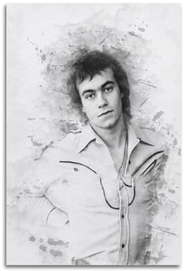 VZRSQZK Songwriter Bernie Taupin Poster, dekoratives Gemälde, Leinwand, Wandposter und Kunstdruck, modernes Familienschlafzimmer-Dekor-Poster, 40 x 60 cm