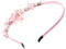 IYOU Bling Strass Stirnband Rosa Kristall Haarschmuck Party Birtyday Haarbänder für Damen und Mädchen