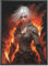 MJ-Graphics - Poster Ciri in Flammen - Dark Fantasy Mittelalter Witcher Bilder | Wandbild Din A3 in Galerie Qualität dickes Posterpapier - FineArt Kunstdruck ohne Bilderrahmen