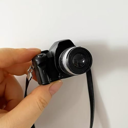 Mini Camera Fridge Magnets - Refrigerator - Creative Magnet - Small and Strong Magnets for Whiteboard, Office, Classroom, Map, Kitchen Accessories, Office Accessories, Locker Accessories(A)