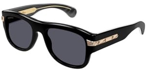 Sonnenbrille Gucci GG1517S 54/19 001 Black Black, Schwarz