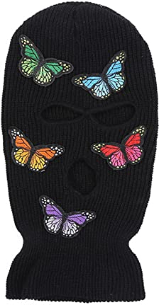 Watreketal Beanie Hut,Winter warme Mütze DREI-Loch gestrickt Anti-Terror-Kopfbedeckung Räuber Hoed Bandit für Kopf Maske Outdoor Thermal Wa