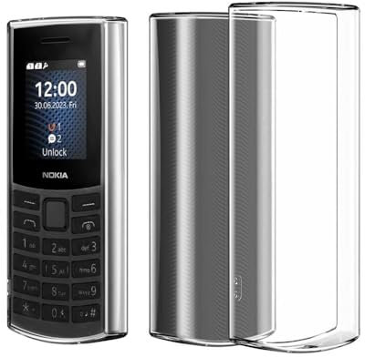 SDTEK Case for Nokia 106 4G Clear Gel Transparent Soft Premium Case Cover [Silicone TPU]