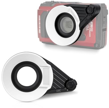 JJC FD-1 Diffuseur de Flash pour Olympus Tough TG-7 TG-6 TG-5 TG4 TG3 TG2 TG1, Supporte la Lumière Diffuse et Semi-Ouverte, Accessoire pour la Photographie Macro de Proximité