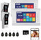 Videocitofono, videocamera WiFi con monitor da 7 pollici, campanello cablato con 1080P, supporta l'ingresso della scheda e il rilevamento del movimento, audio bidirezionale (2 Campanello+2 Monitor)