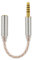 Alphatec 4.4mm Balanced Male to 3.5mm Balanced Female Adapter, OCC Silver Hybrid Cable, Hi-Fi Audio Conversion Dongle (0.5ft)