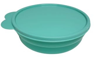 Tupperware Sommer Drops Schüssel mit Hängedeckel auslaufsicher Hitparade Frischedrops 550ml 550 ml Frischhaltedose 550ml türkis