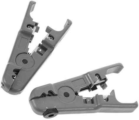 BAZEITFLOW 2Stücke Abisolierzange Kabelabisolierer Elektrische Drahtschneider für Awg mit Hochleistungs Elektrozange für Elektroarbeiten und Heimwerkerprojekte