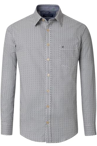 CASAMODA Freizeithemd Langarm Print Comfort Fit