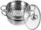 Ipetboom 1 Pieza Olla de Sopa Inoxidable Vaporera Doble para Cocción Cocinas de Inducción y Gas Práctica y Conveniente Mango Ergonómico Material