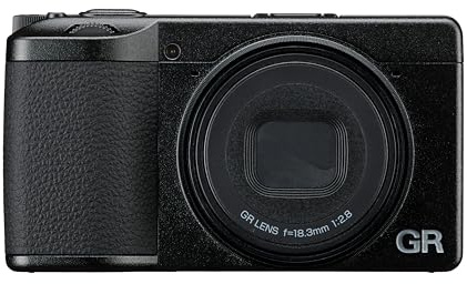 RICOH Fotocamera compatta digitale GR IV HDF Premium con filtro di diffusione Highlight integrato, sensore CMOS APS-C da 25,7 MP, obiettivo 28 mm F2.8 GR (in formato 35 mm), In-Body SR, nuovo motore