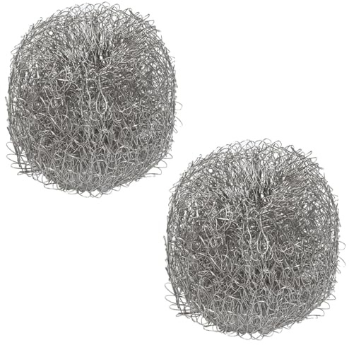 Stainless Steel Doughnut Kettle Descaler – Reusable Limescale Collector Ball – Chemical-Free Prevention for Hard Water Areas Fits All Electric & Stovetop Kettles Silver. (2 Pack)