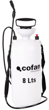 Cofan Pulverizador de Presión Manual 8 L para Jardín y Huerto